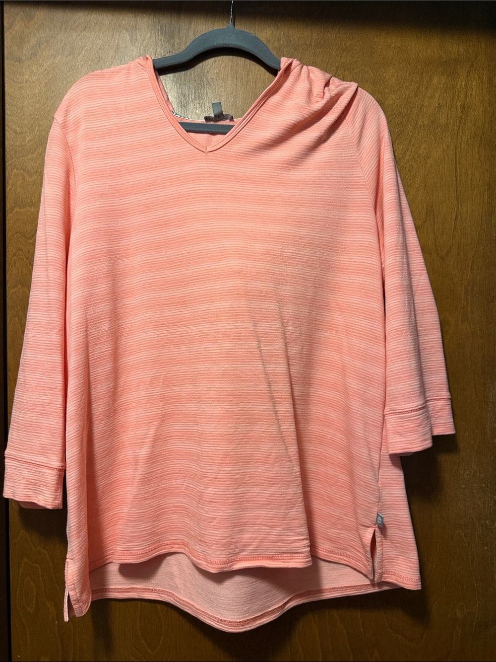 T by Talbots hooded shirt